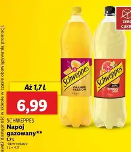 Lidl Schweppes napój gazowany oferta