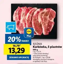 Lidl Karkówka, 5 plastrów oferta