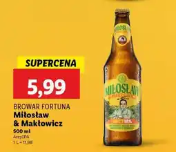 Lidl BROWAR FORTUNA Miłosław & Makłowicz oferta