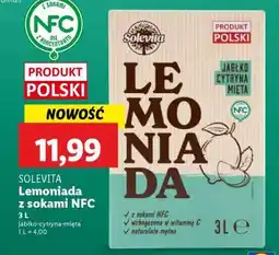 Lidl SOLEVITA Lemoniada z sokami NFC oferta