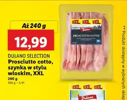 Lidl Dulano Selection Prosciutto cotto oferta