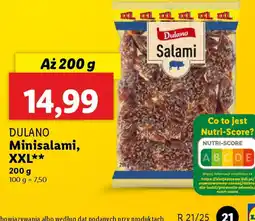 Lidl Dulano Minisalami XXL oferta
