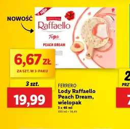 Lidl Lody Raffaello Peach Dream oferta