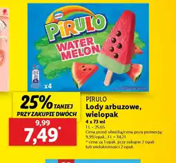 Lidl Lody Pirulo arbuzowe oferta