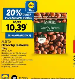 Lidl Orzechy laskowe Alesto oferta