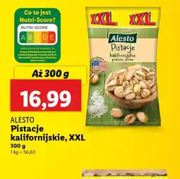 Lidl Pistacje kalifornijskie Alesto XXL oferta