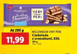 Lidl Czekolada Millennium Very Peri z orzeszkami oferta
