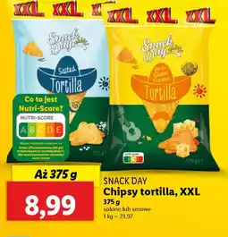 Lidl Chipsy tortilla Snack Day XXL oferta