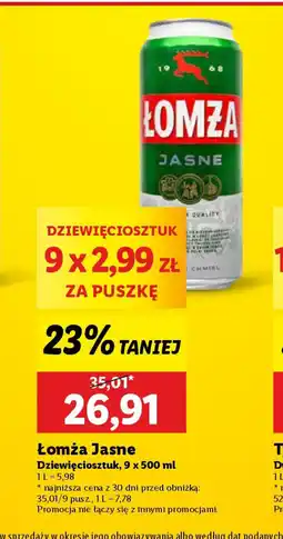 Lidl Lomża Jasne oferta