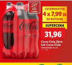 Lidl Coca-Cola Zero lub Coca-Cola oferta
