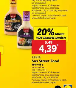 Lidl Sos Kania Street Food oferta