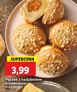 Lidl Pączek z nadzieniem krówkowym oferta