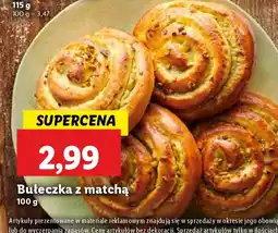 Lidl Bułeczka z matchą oferta