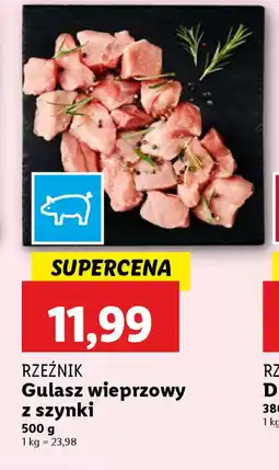 Lidl Gulasz wieprzowy z szynki oferta