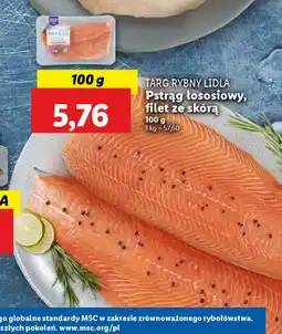 Lidl Pstrąg łososiowy, filet ze skórą oferta