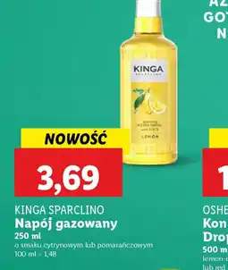 Lidl Kinga Sparclino Napój gazowany oferta