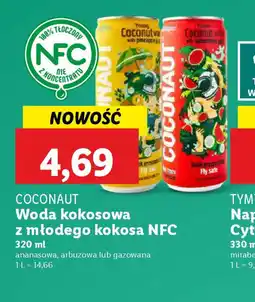 Lidl Coconaut Woda kokosowa z młodego kokosa NFC oferta