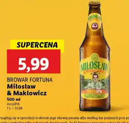 Lidl Piwo Miłosław oferta
