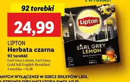 Lidl Lipton Herbata czarna oferta