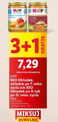Lidl HiPP BIO Obiadek oferta