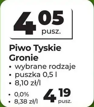 Odido Piwo Tyskie Gronie oferta