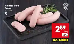 Delikatesy Centrum Kiełbasa biała Taurus oferta