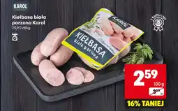Delikatesy Centrum Kiełbasa biała parzona Karol oferta
