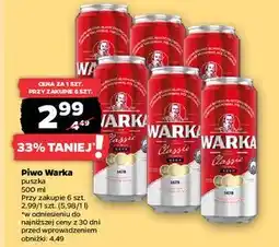 Netto Piwo Warka oferta