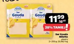 Netto Ser gouda Miletto oferta