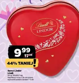 Netto Serce czekoladowe Lindt Lindor oferta