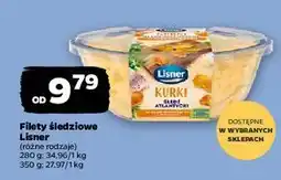 Netto Filety śledziowe w sosie śmietanowym z kurkami Lisner Smak Sezonu oferta