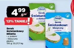 Netto Serek śmietankowy z ziołami Miletto oferta