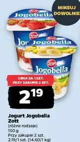 Netto Jogurt truskawka Zott Jogobella oferta