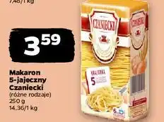 Netto Makaron 5-jajeczny niteczka walcowana Czaniecki oferta