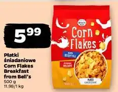Netto Płatki śniadaniowe golden corn flakes Breakfast From Bell's oferta