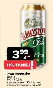 Netto Piwo Namysłów Pils oferta