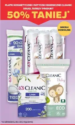 Netto Płatki kosmetyczne pure effect okrągłe Cleanic oferta