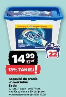 Netto Kapsułki do prania uniwersalne Savin oferta