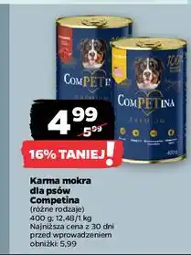 Netto Karma dla psa wołowina Competina oferta