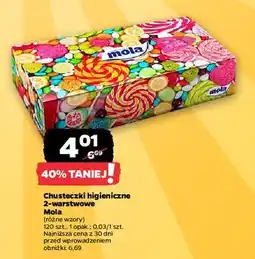 Netto Chusteczki higieniczne Mola oferta