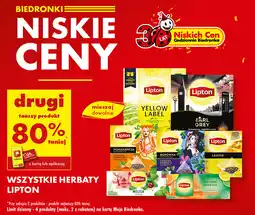 Biedronka Herbaty Lipton oferta