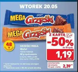 Kaufland Wafelek toffi w czekoladzie mlecznej Grześki mega oferta