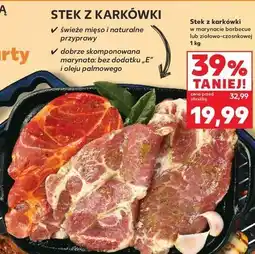 Kaufland Stek z karkówki w marynacie barbecue oferta