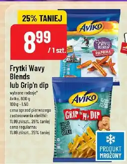 Polomarket Frytki Wavy Blends lub Grip'n Dip Aviko oferta
