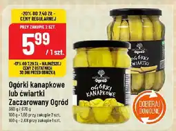 Polomarket Ogórki kanapkowe lub ćwiartki Zaczarowany Ogród 360g oferta