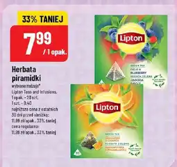 Polomarket Herbata piramidki Lipton 20 torebek oferta