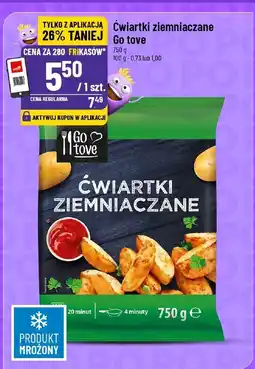 Polomarket Ćwiartki ziemniaczane Go tove 750g oferta