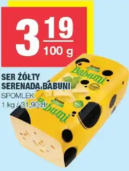 Spar Ser żółty Serenada Babuni Spomlek oferta