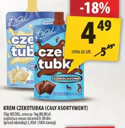 Arhelan Krem czekotubka (cały asortyment) 60g Wedel oferta