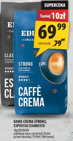 Arhelan Kawa Crema Strong, Espresso ziarnista 1kg Eduscho oferta